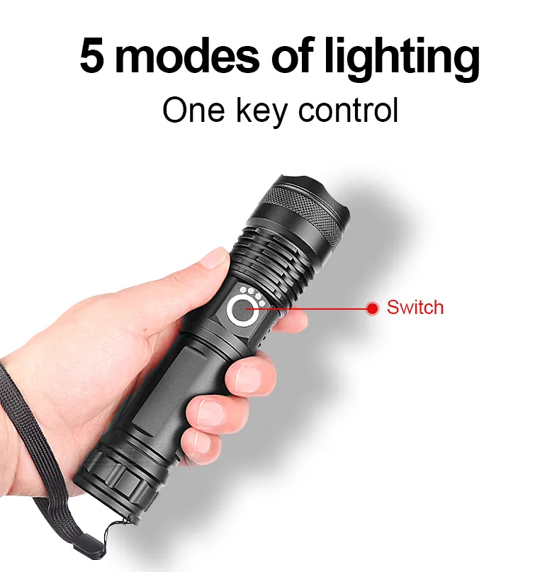 Efyrion - Rechargeable LED Flashlight for Outdoor Adventures
