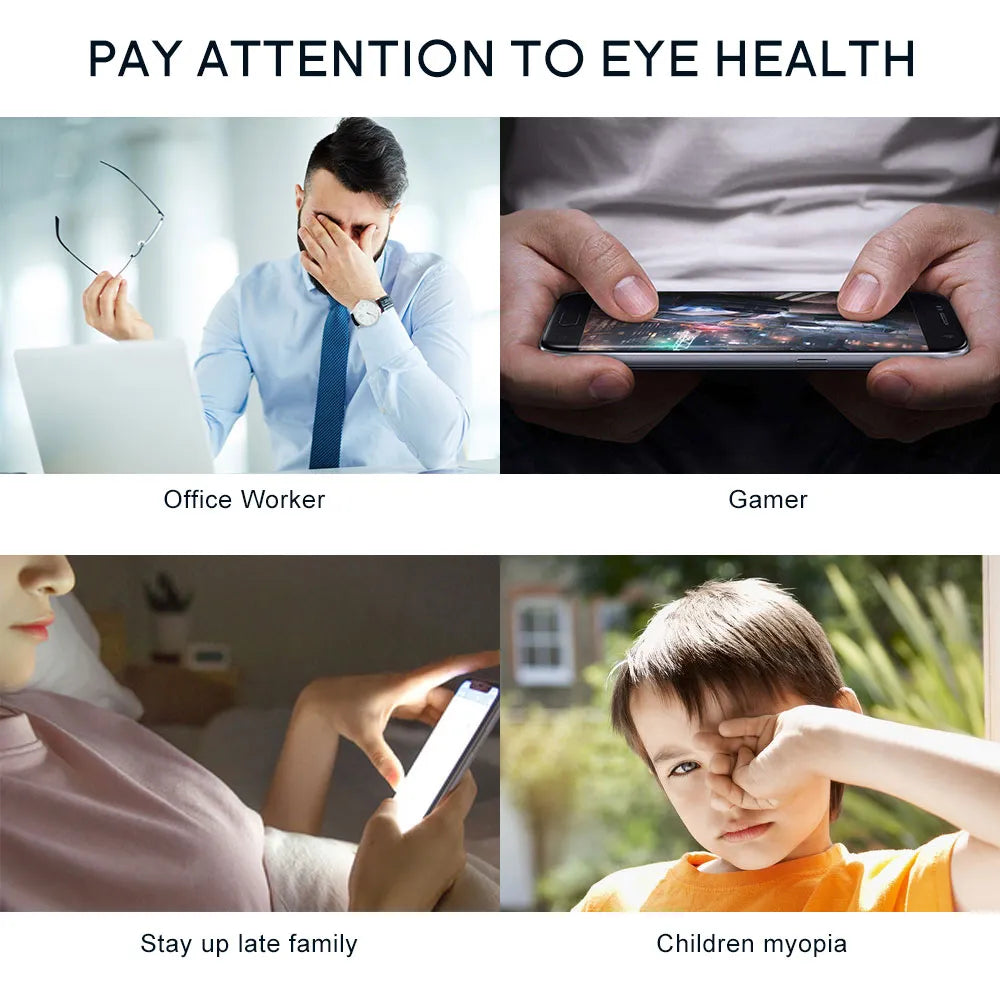 EyeGlow - Smart 6D Eye Massager with Airbag Technology