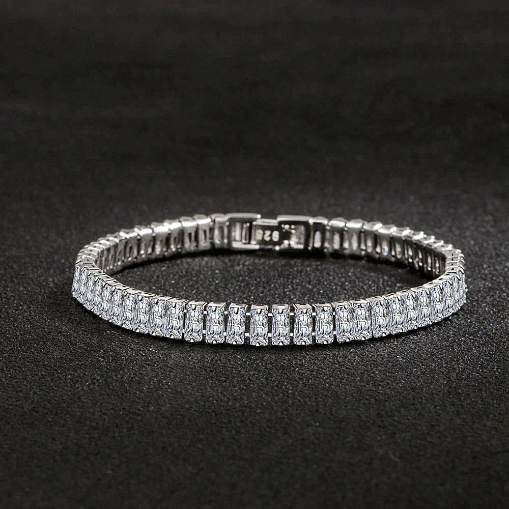 Ebrisa - Crystal Bracelet in 925 Sterling Silver