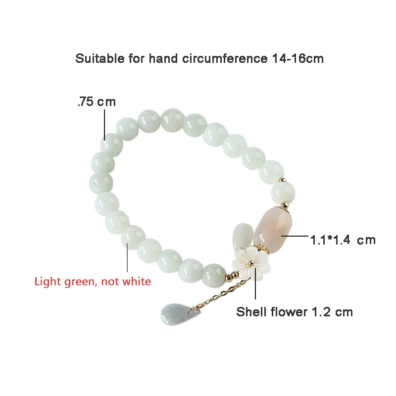 Camrose - Jade & Agate Bracelet - Handmade Lucky Charm for Everyday Style