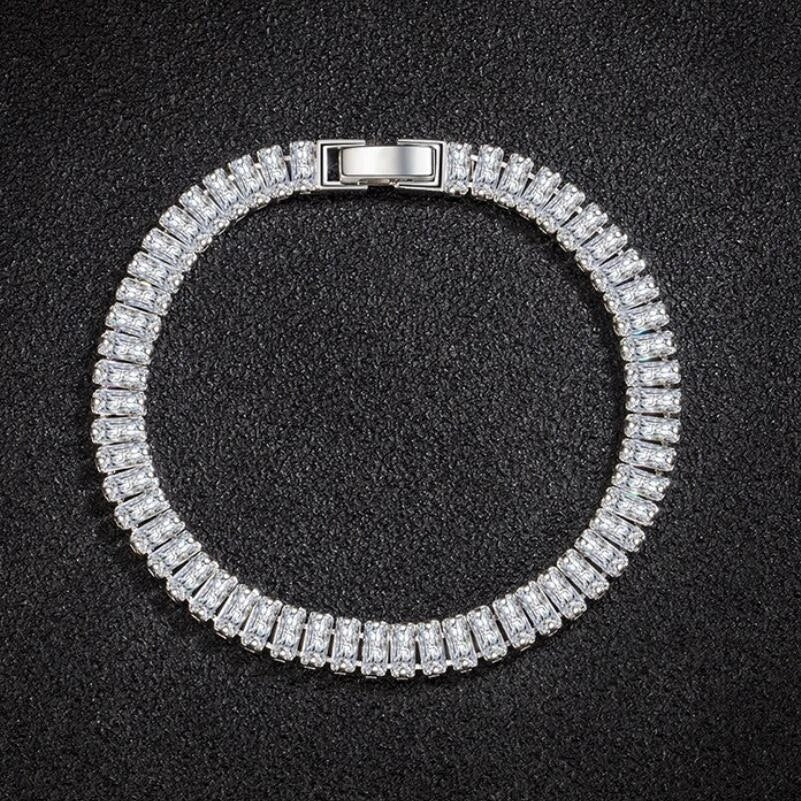 Ebrisa - Crystal Bracelet in 925 Sterling Silver