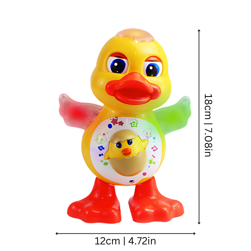DiscoDuck - Dancing LED Light-Up Duck Toy for Kids