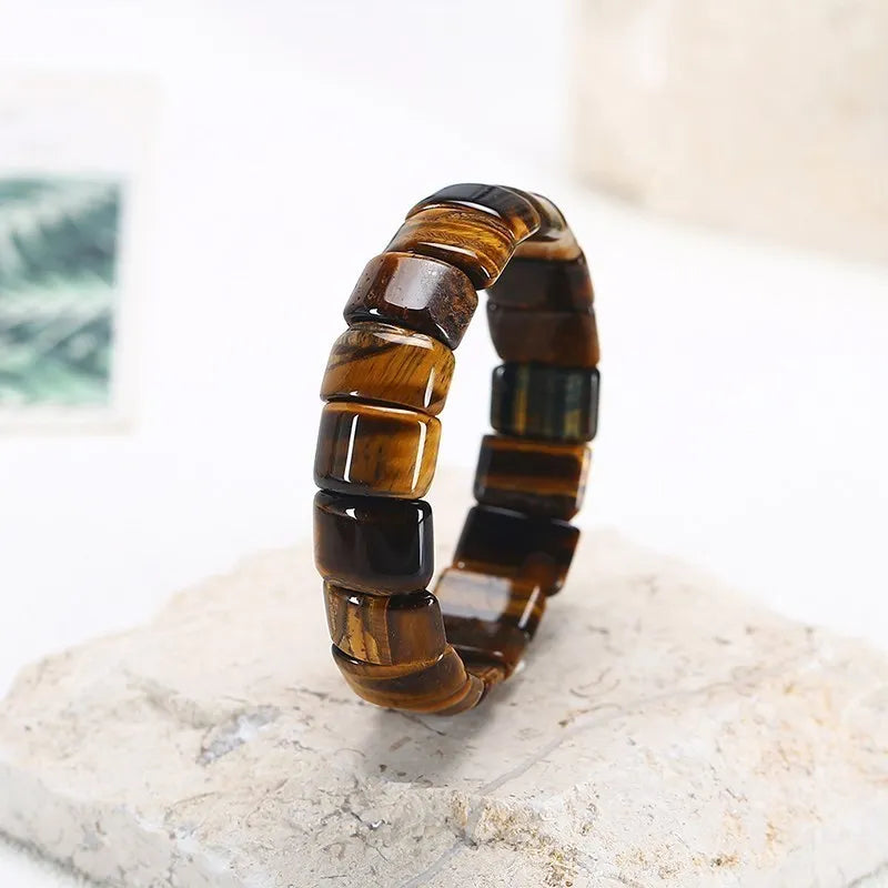 Aeonyx - Tri-Color Tiger Eye Bracelet for Empowerment and Style