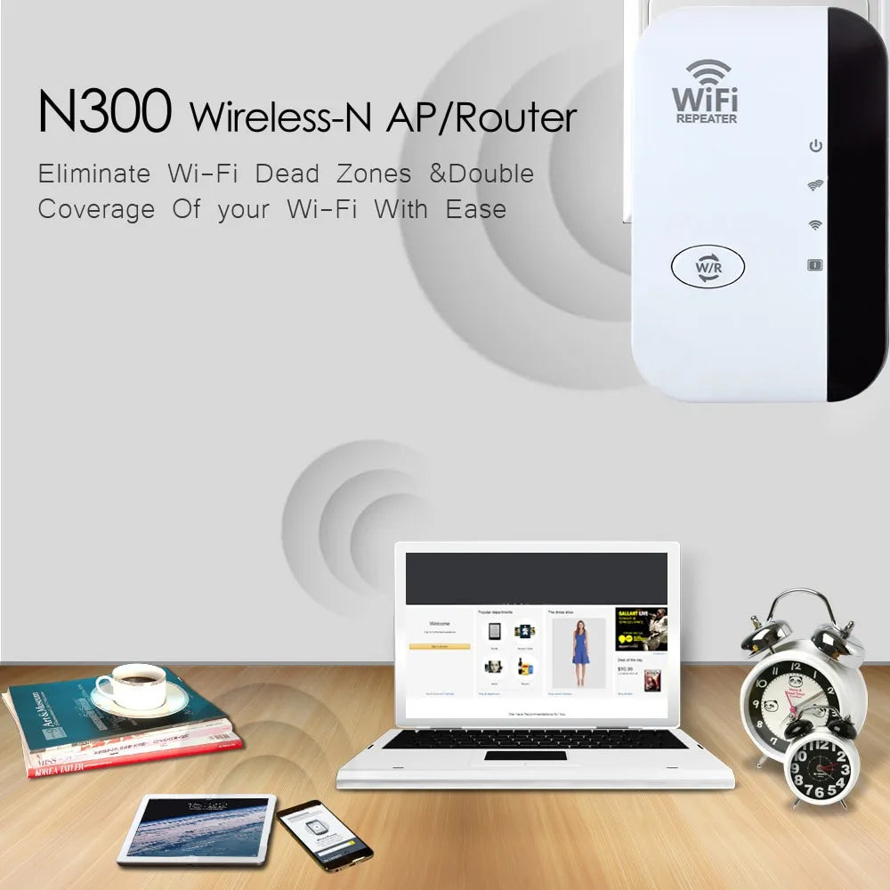 WiFiMax Booster - Powerful WiFi Range Extender for Your Home