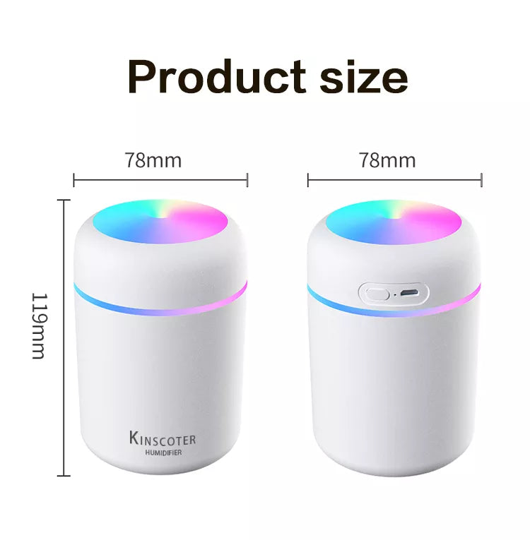 AirMist Mini - Compact USB Humidifier for Home and Office