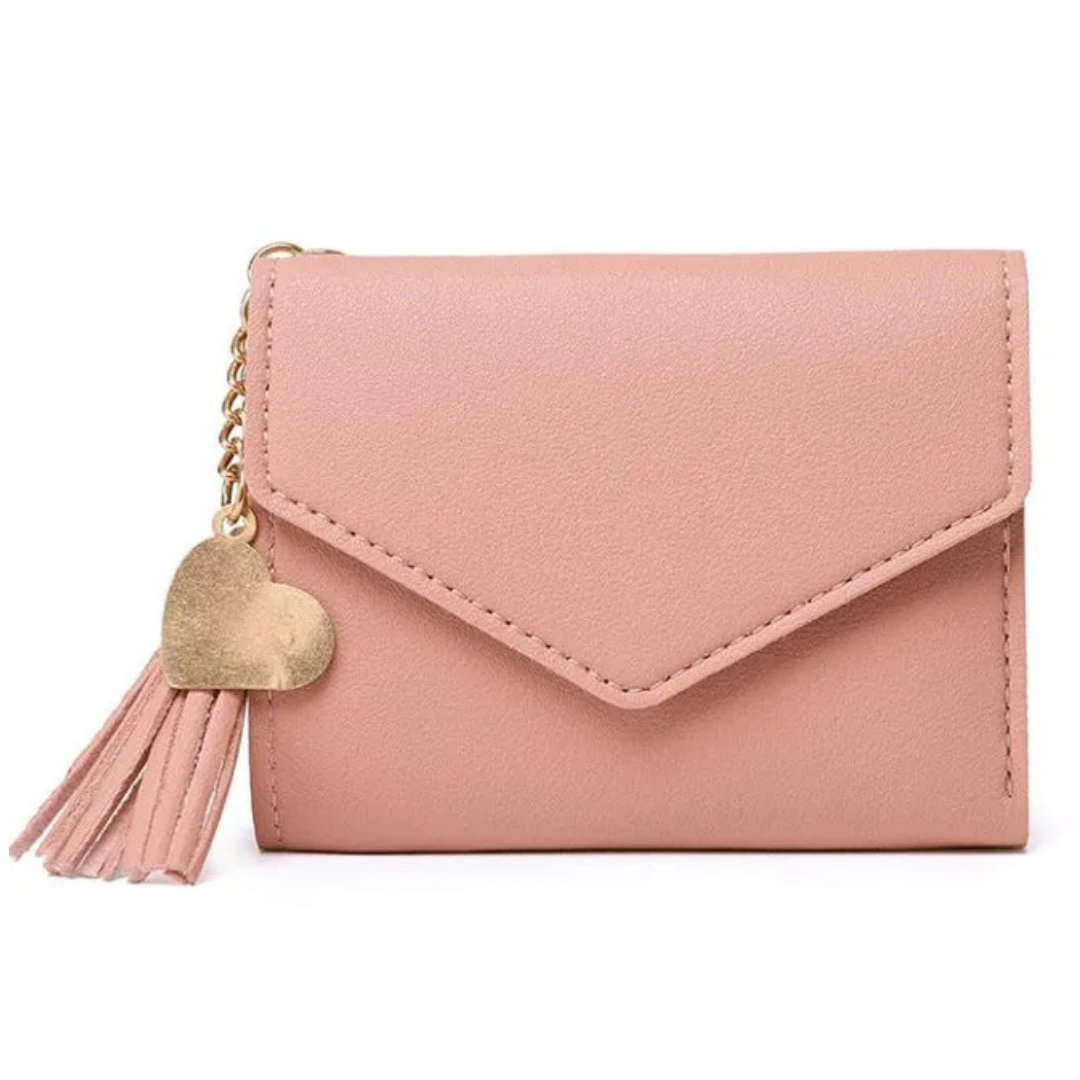 MiniPouch - Elegant Compact Wallet with Tassel