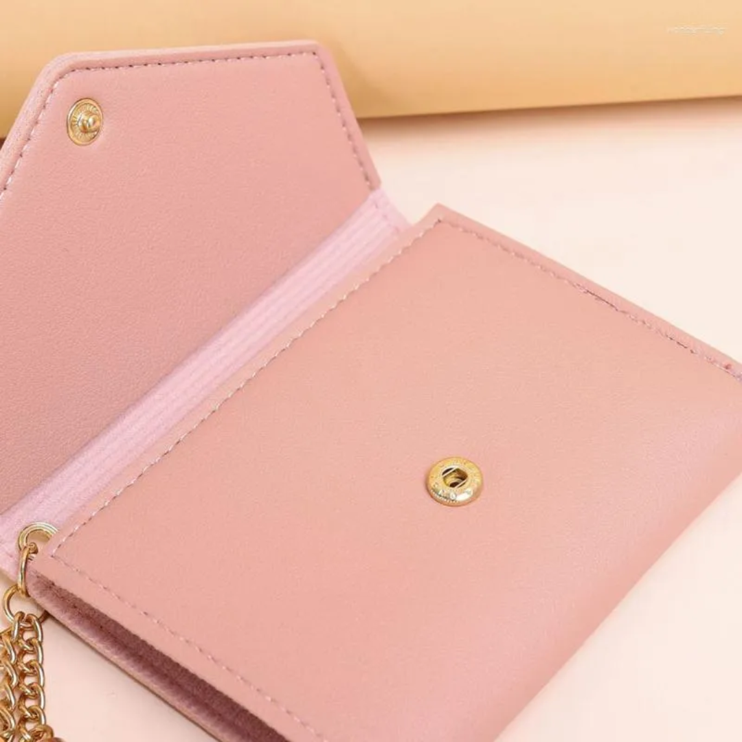 MiniPouch - Elegant Compact Wallet with Tassel