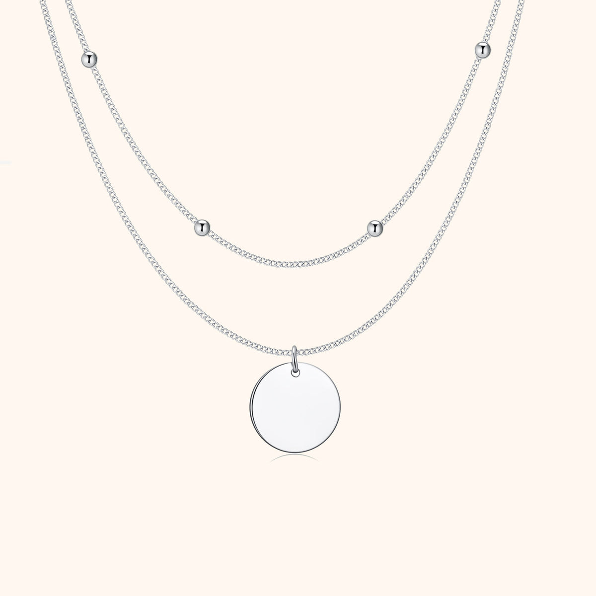 Tabriella - Elegant Double Medallion Necklace