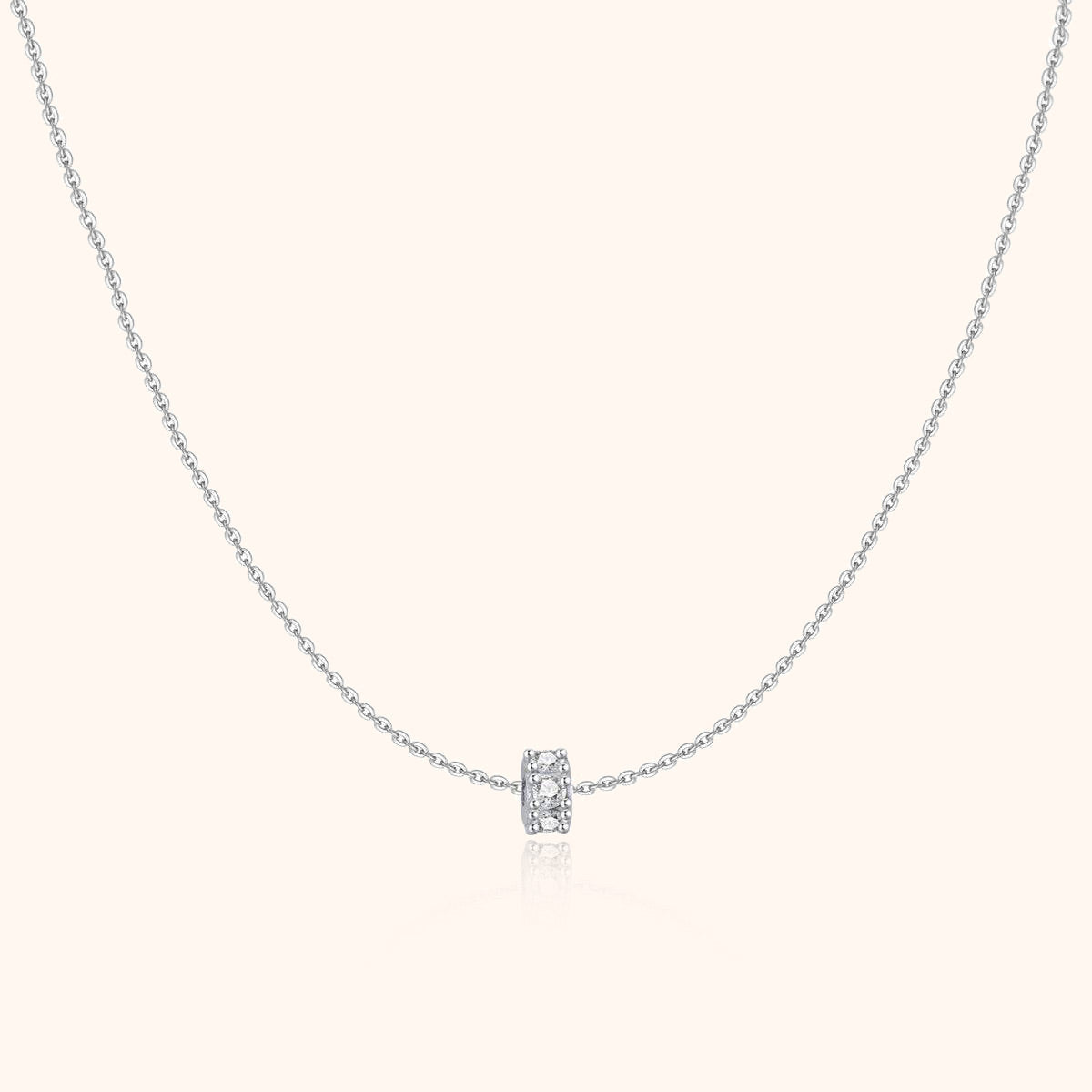 Valerie Circle Necklace - Sparkling Everyday Elegance