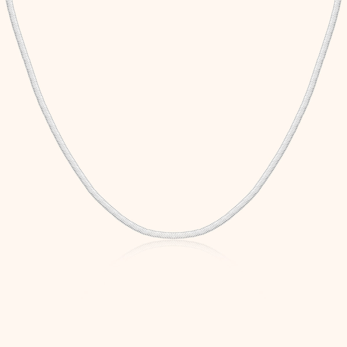 Elvira Necklace - Elegant Sterling Silver Necklace with Adjustable Chain