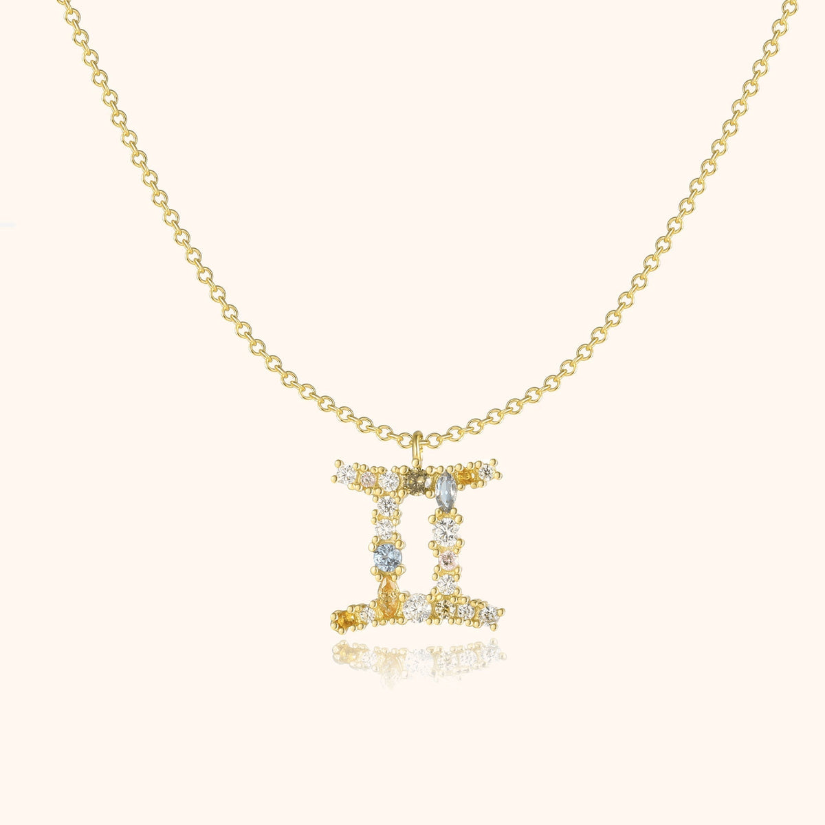 Celestia Zodiac Necklace - Sterling Silver Star Sign Pendant
