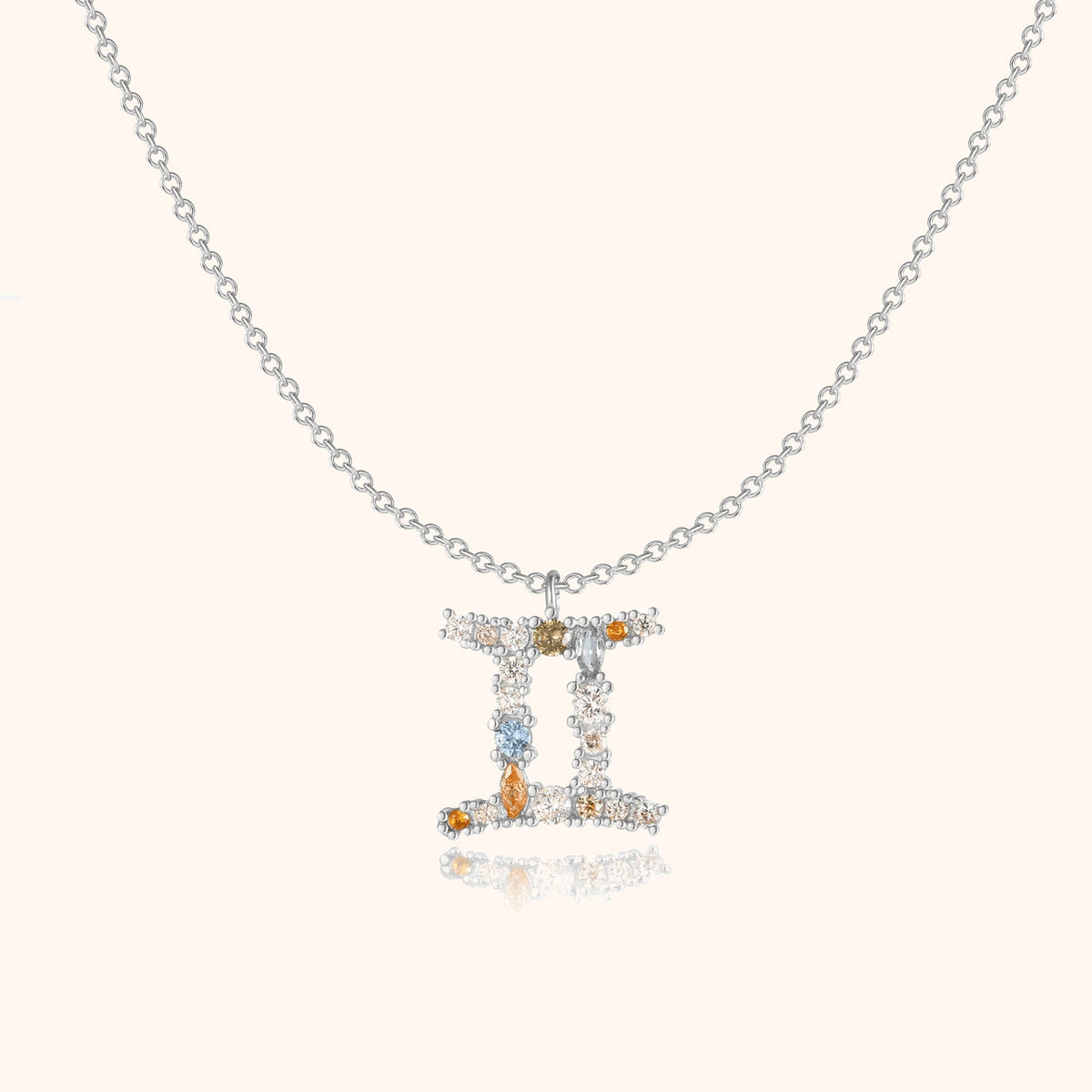 Celestia Zodiac Necklace - Sterling Silver Star Sign Pendant