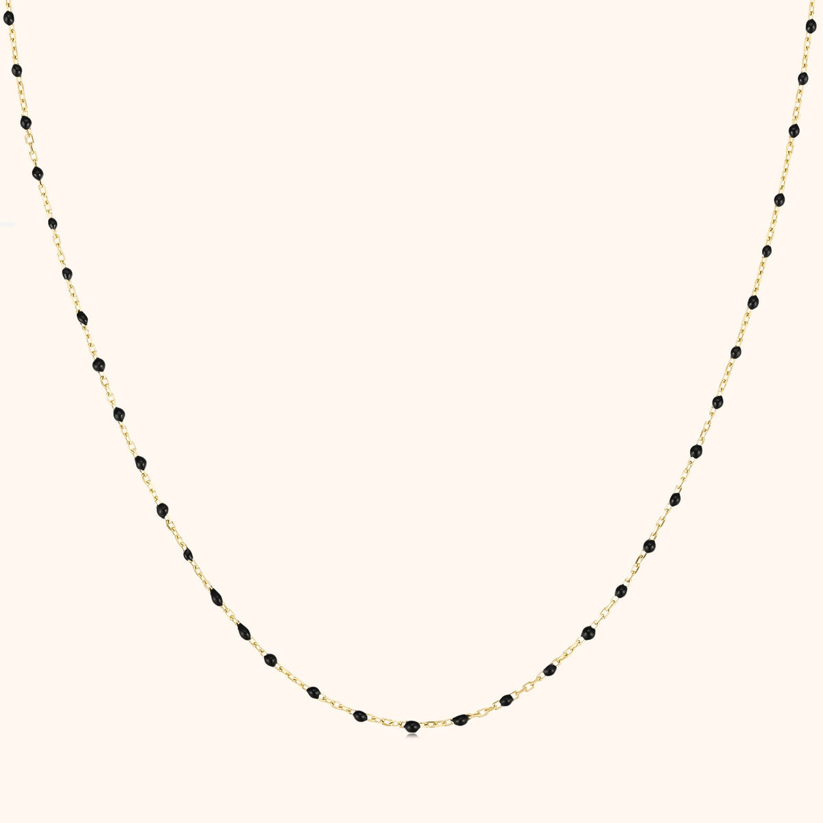 Lyra Pearl Necklace - Enchanting Black Pearl Design in Sterling Silver