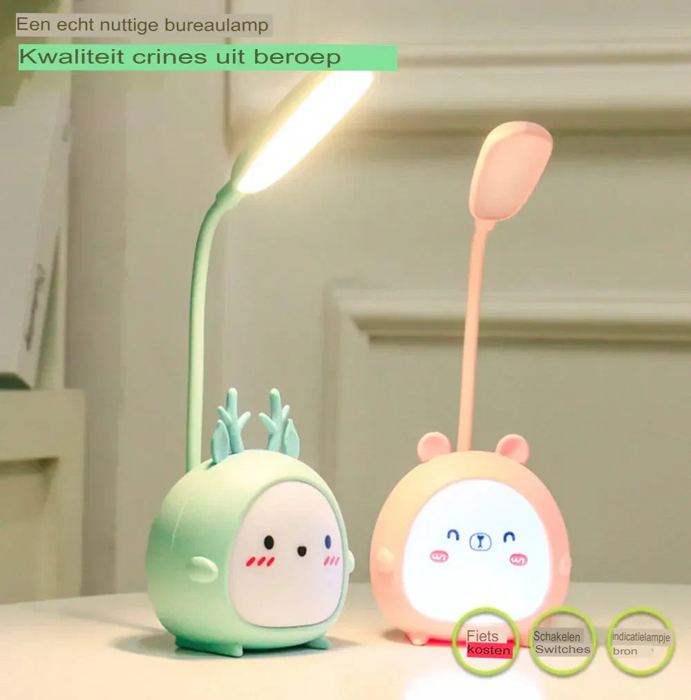 BrightBuddy - Safe LED Kids Reading Lamp with Night Light Function