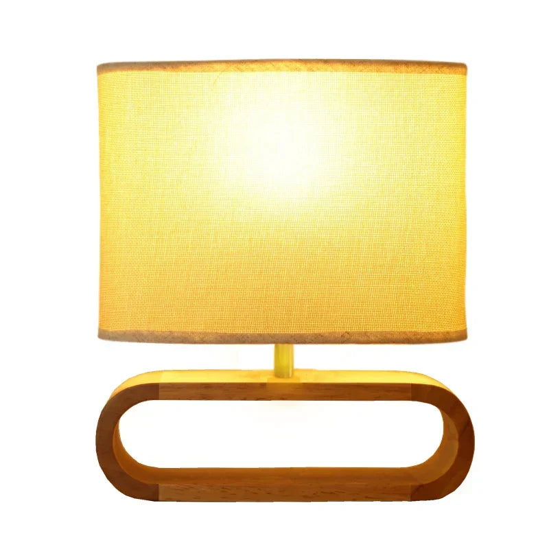 Tabrun - Handcrafted Wooden Table Lamp Design