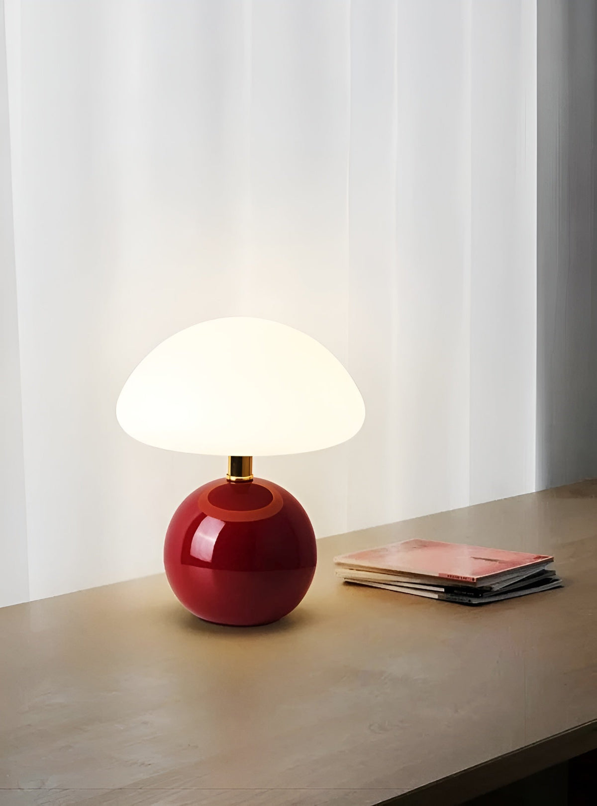CreamyShine - Elegant Mushroom Night Lamp with Warm Light