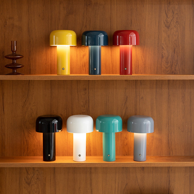 Italian Mushroom Cordless Table Lamp - Rechargeable LED Accent Light