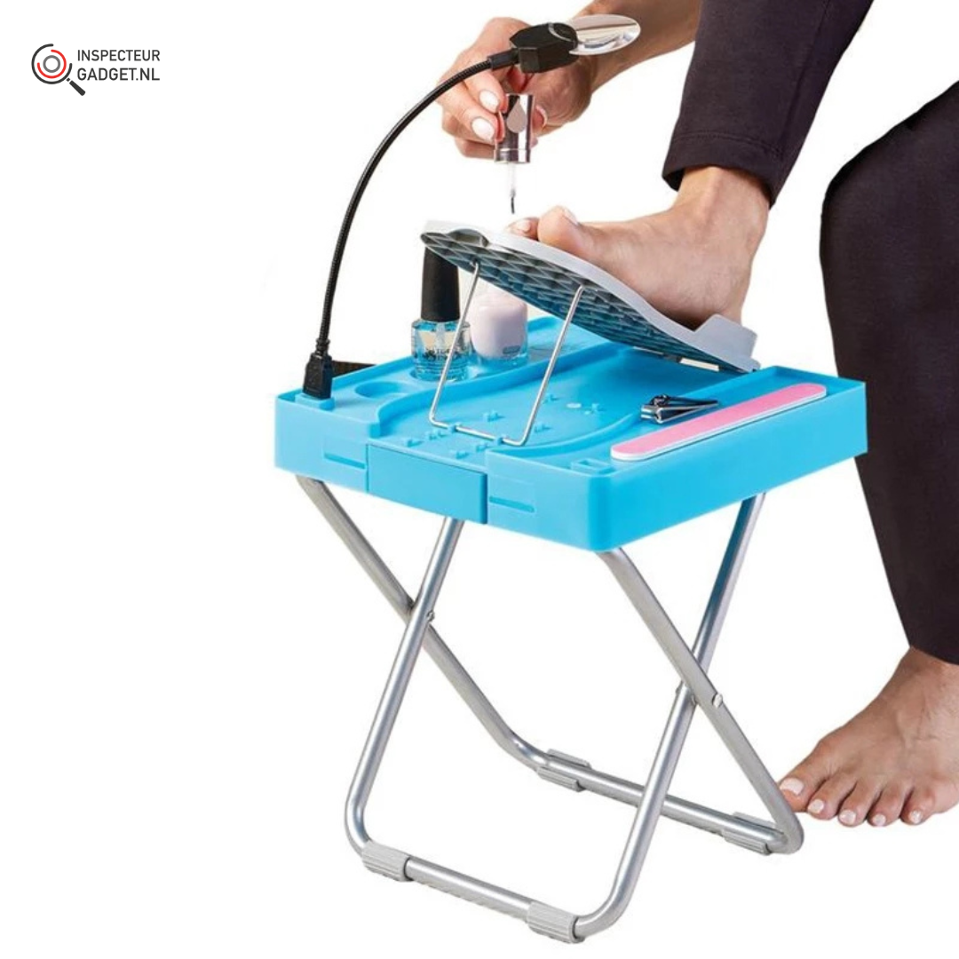 Glesmoor - Foldable LED Pedicure Stool