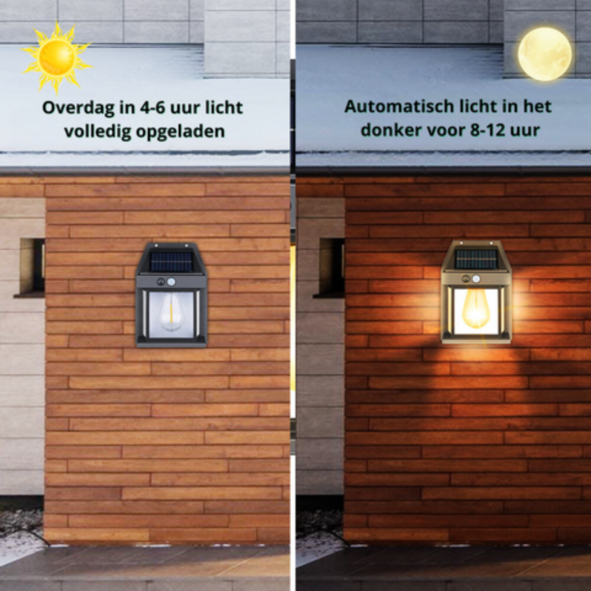 Hawbridge - Wireless Solar Wall Spotlights