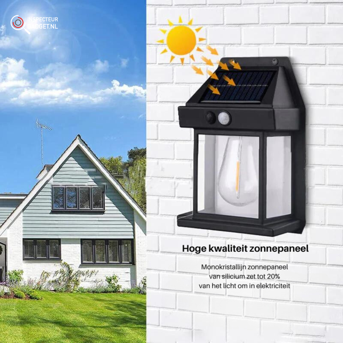 Hawbridge - Wireless Solar Wall Spotlights