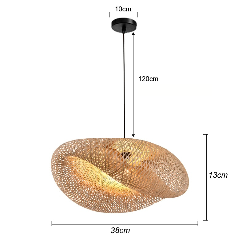 BambooLife - Handwoven Rattan Pendant Lamp