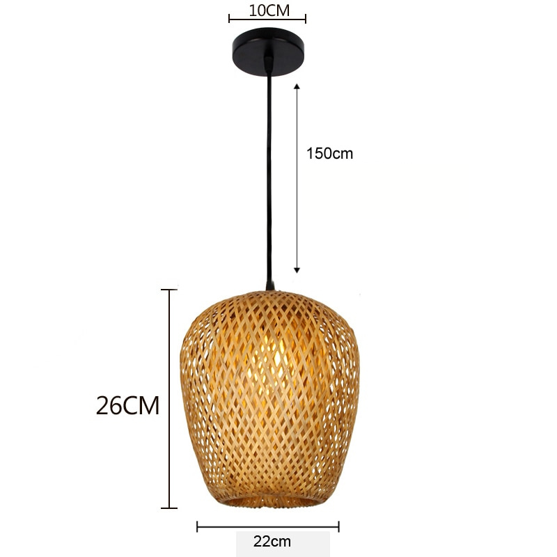 BambooLife - Handwoven Rattan Pendant Lamp