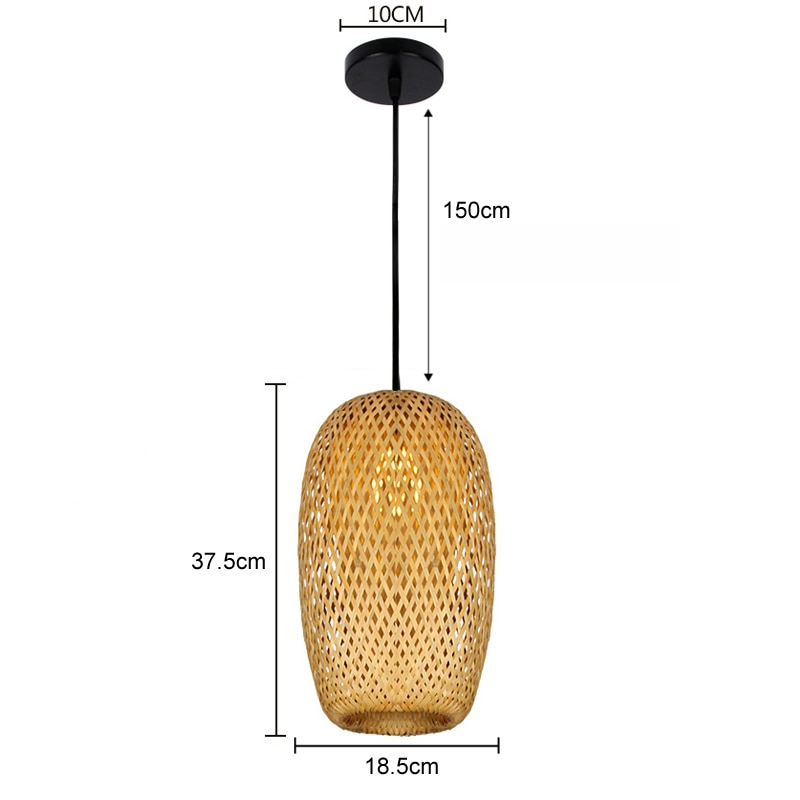 BambooLife - Handwoven Rattan Pendant Lamp