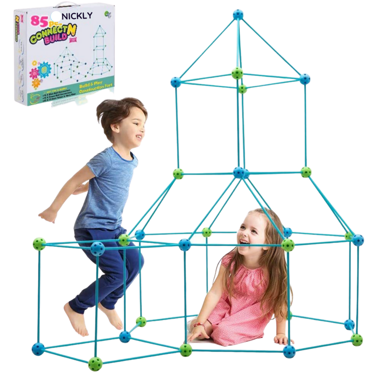 CreativeBuilder Tent - Build-Your-Own Fort for Creative Play