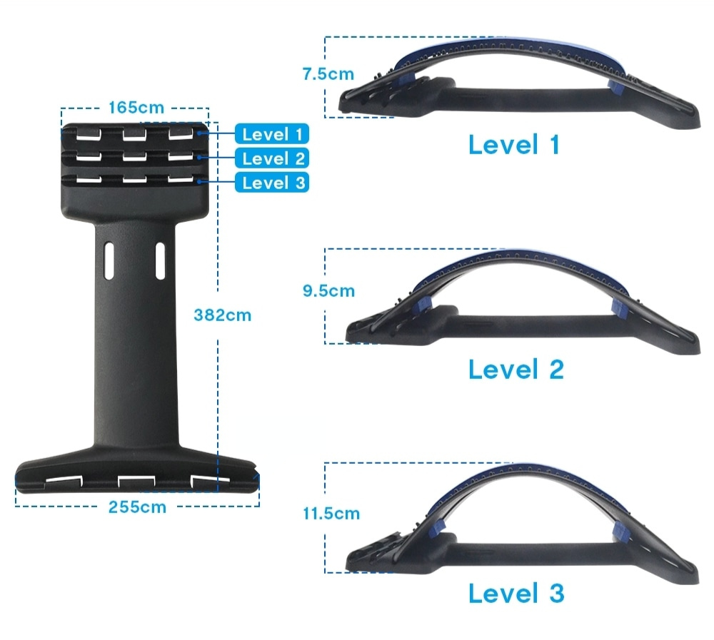 FlexiRelief - Ergonomic Back Massage Stretcher Board