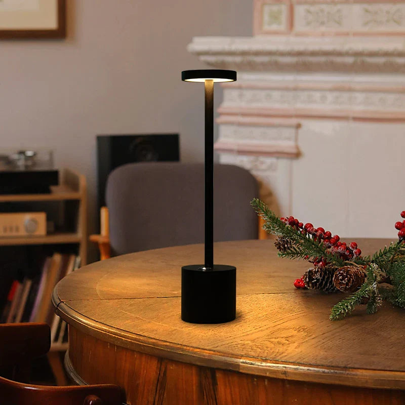 RanFlare - Cordless Rechargeable Candle-Style Table Lamp