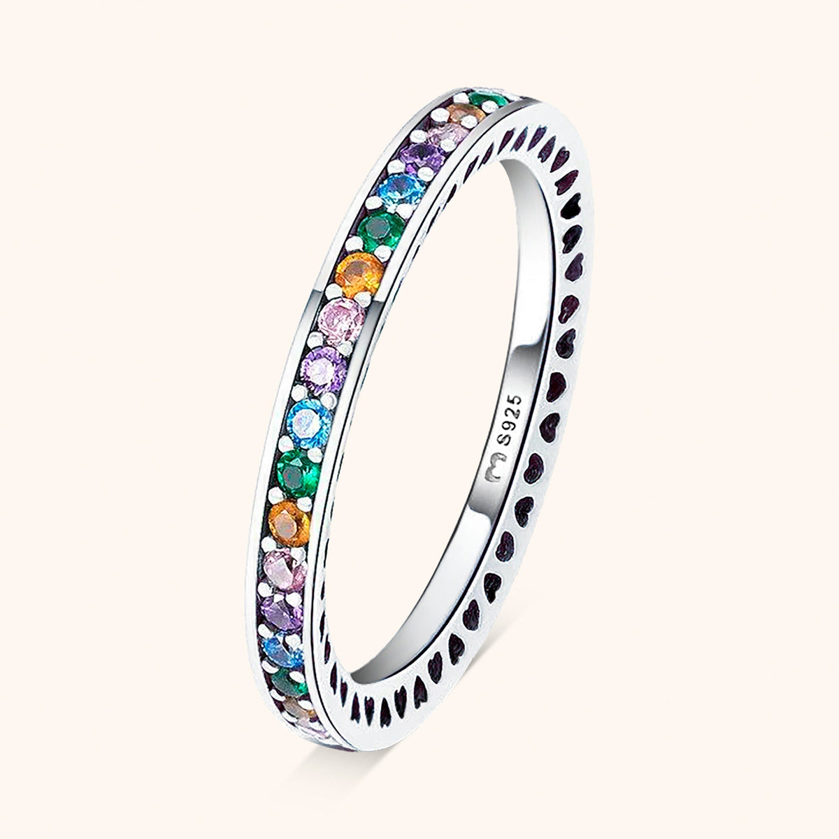 Aurora Rainbow Ring - Colorful Sparkle for Every Style