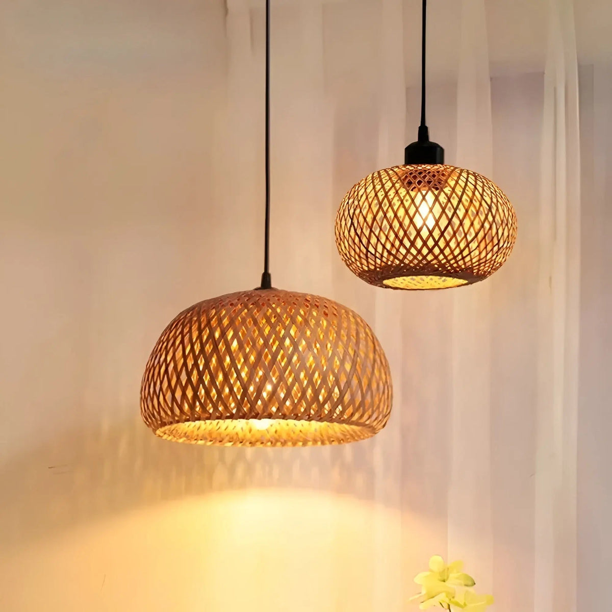Kavendish - Handwoven Rattan Pendant Ceiling Light