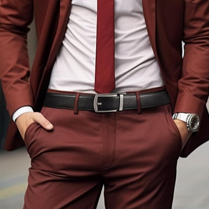 EliteSlide Belt - Luxury Adjustable Leather Belt