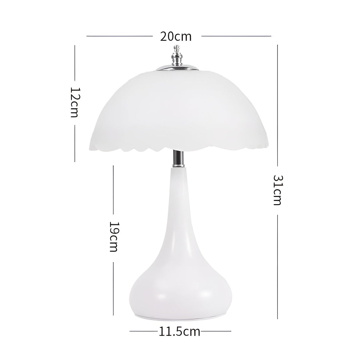 Eleganza - Timeless Mushroom Shape Dimmable LED Lamp