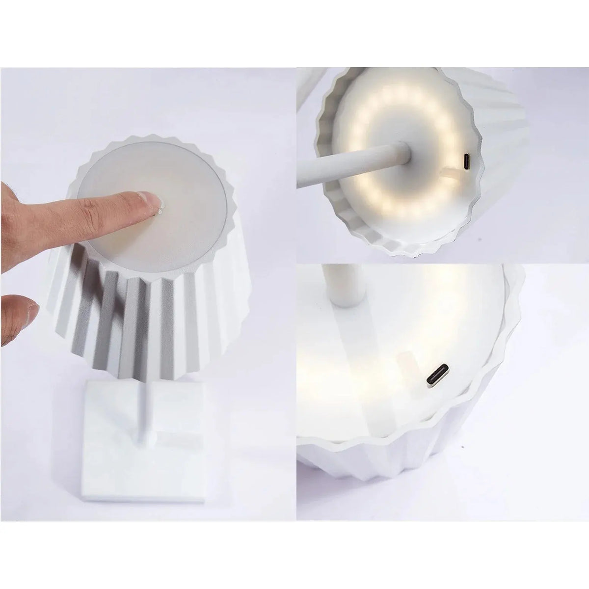 Dawn Hollow - Waterproof Rechargeable Touch LED Table Lamp