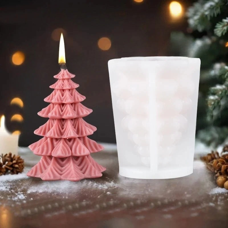 Paxmoor - Silicone Candle Mold For Festive Candles