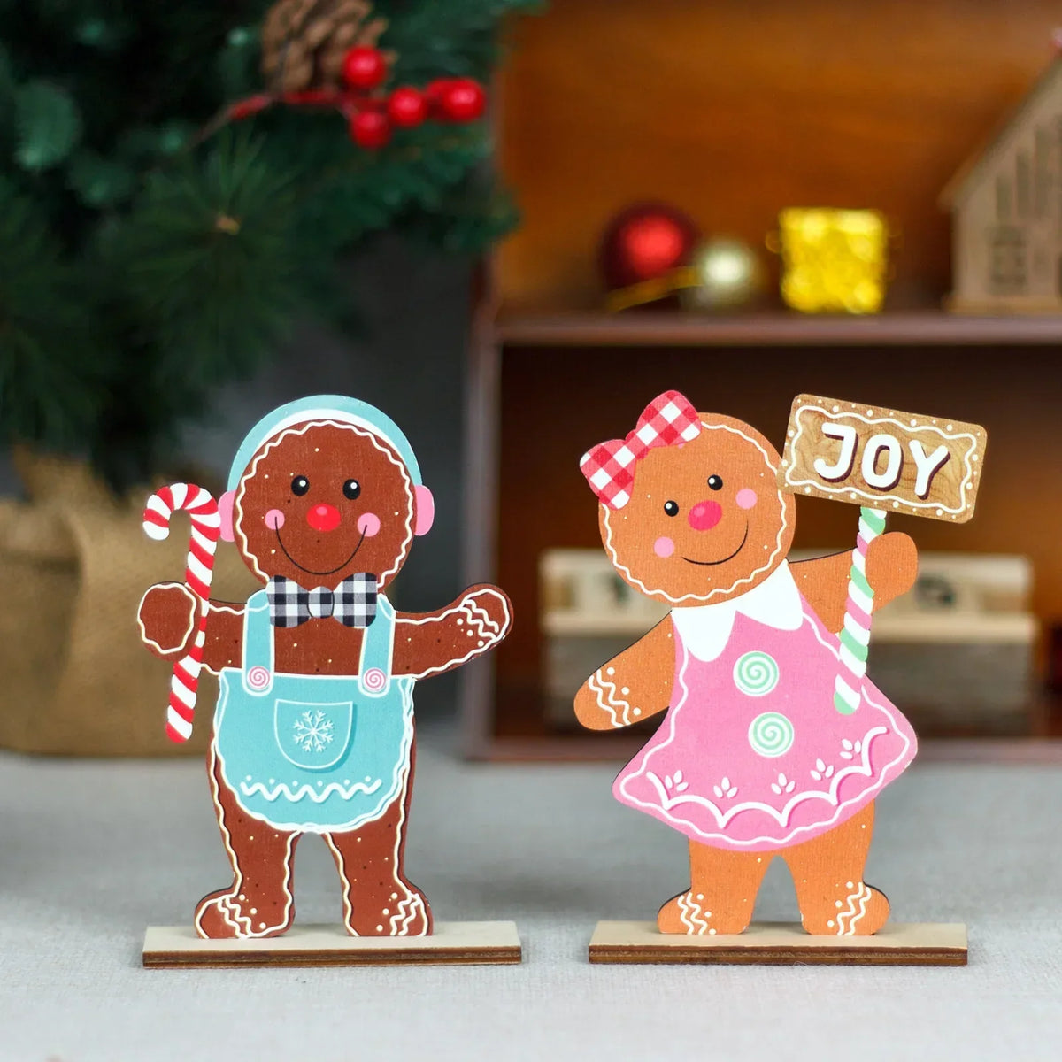 GingerJoy Ornament - Cute Gingerbread Man Design