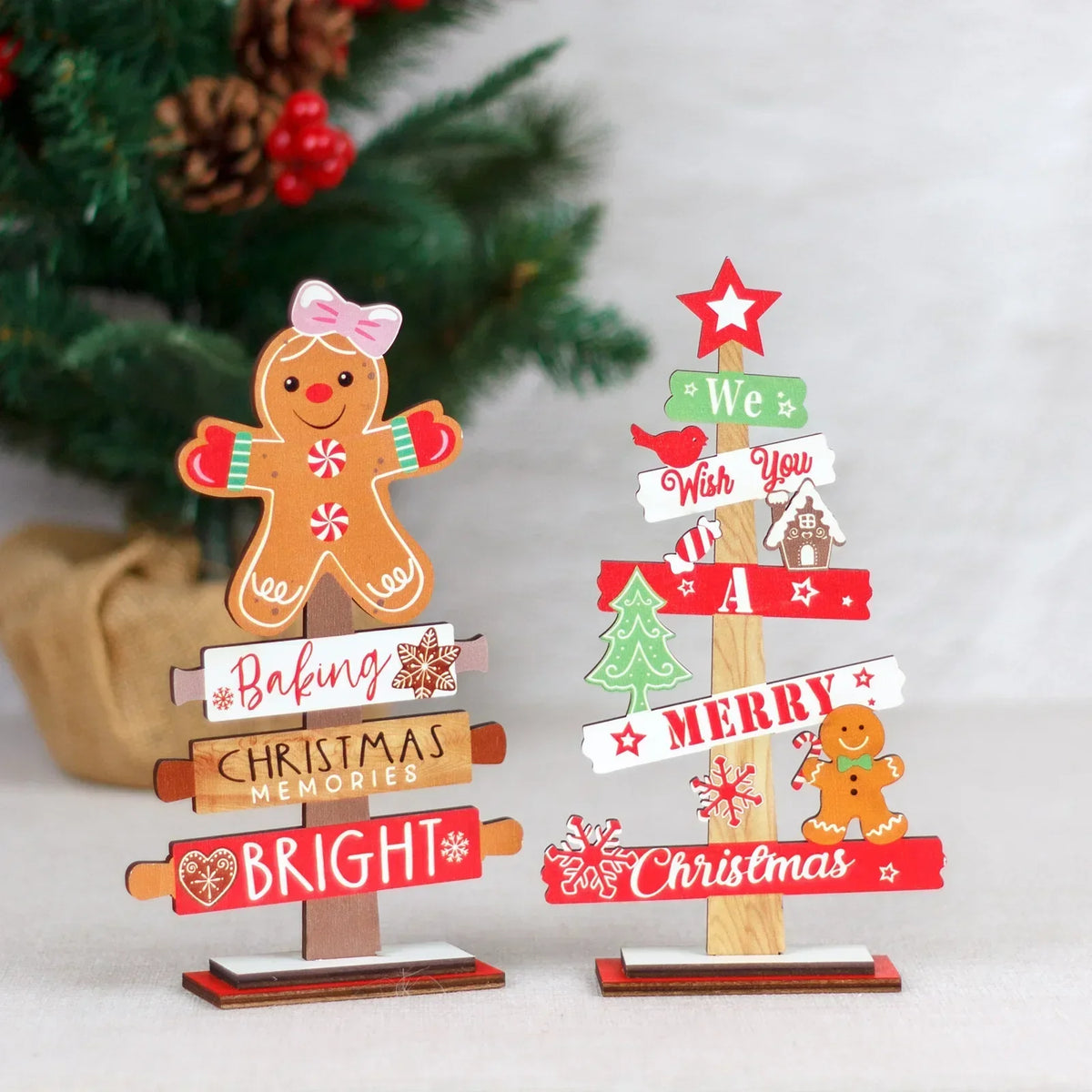 GingerJoy Ornament - Cute Gingerbread Man Design