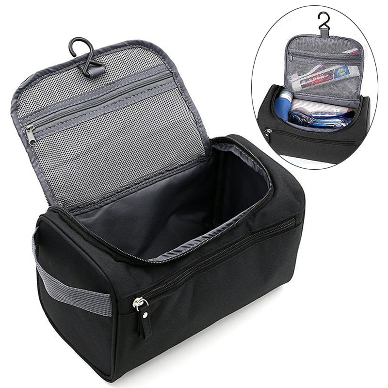 TimoBag - Water-Resistant Travel Toiletry Bag with Hanging Hook