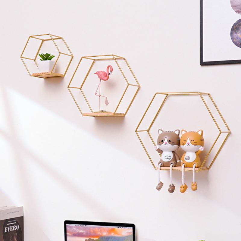 HexaShelf - Hexagonal Wall Shelf for Stylish Display Storage