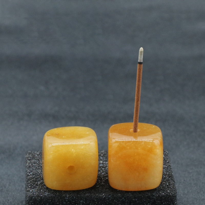 GemAura Incense Holder - Natural Gemstone Incense Holder for a Serene Home
