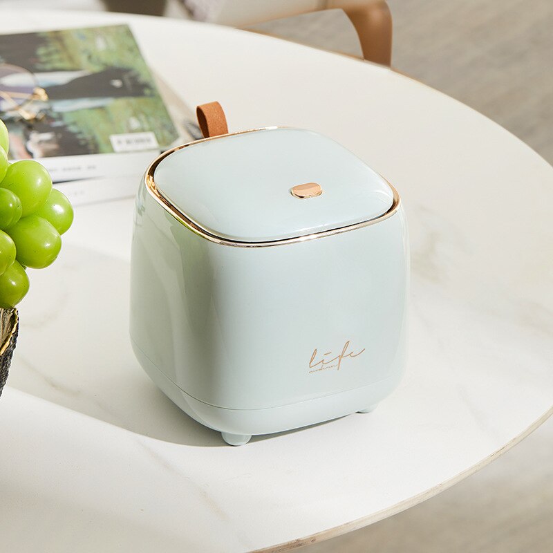LuxeBin - Elegant Tabletop Trash Bin for Any Space