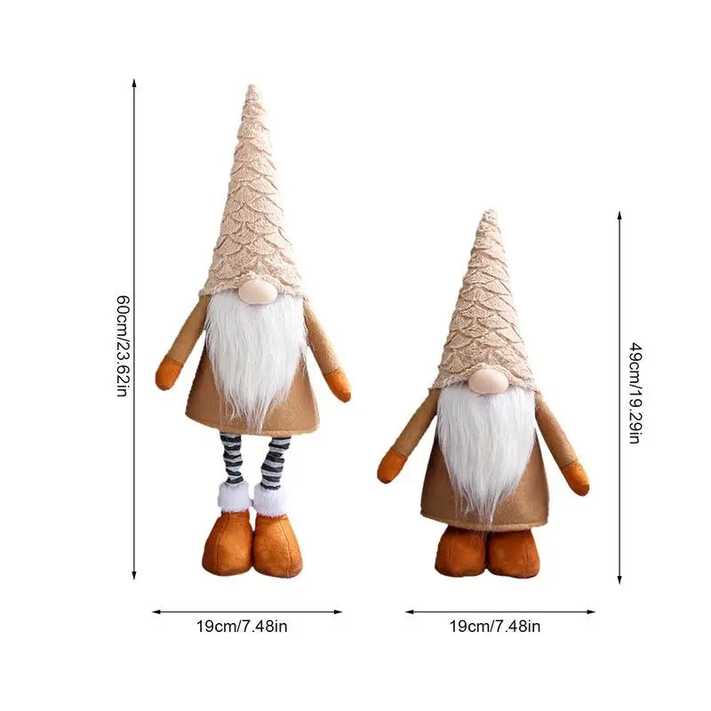 Gorvexa - Plush Adjustable Christmas Gnome Decor