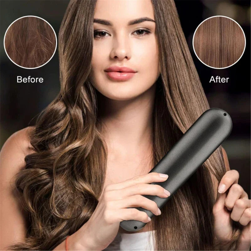 Tima Brush - Cordless Rechargeable Straightening Brush