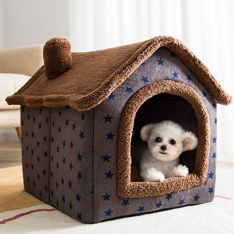FluffyHaven - Cozy Pet House for Cats and Dogs