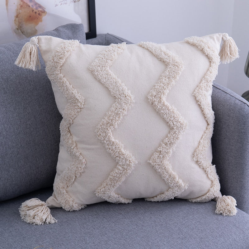 BohoVibes Pillow Covers - Ibiza-Style Cushion Covers for Home
