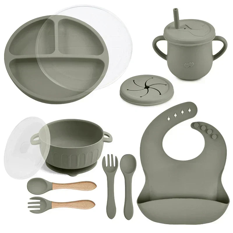 BabyCare Set - 10-Piece BPA-Free Dinnerware Set for Kids