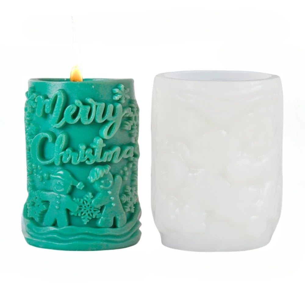 Paxmoor - Silicone Candle Mold For Festive Candles