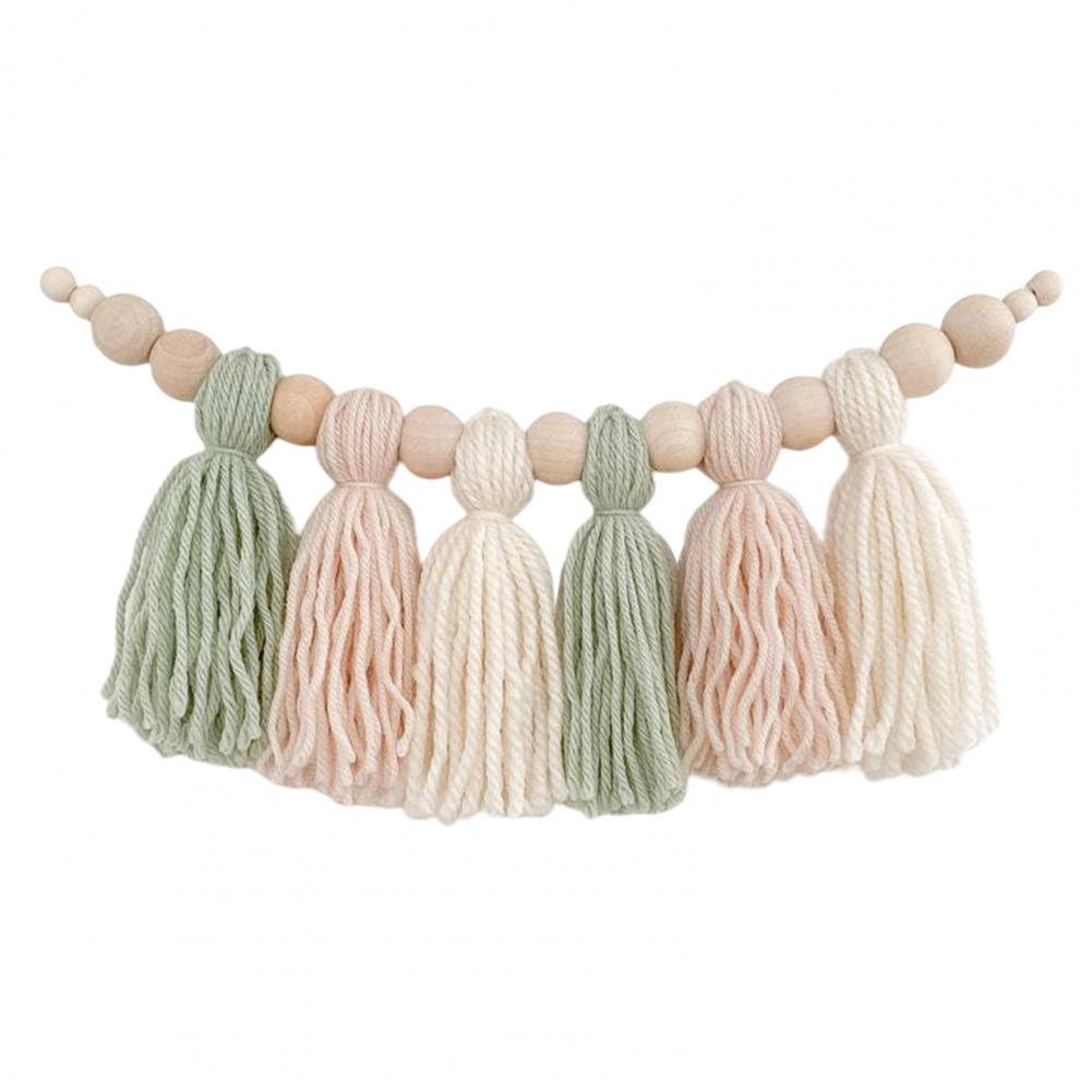 TinyGlow String - Wooden Bead Garland for Nursery Decor