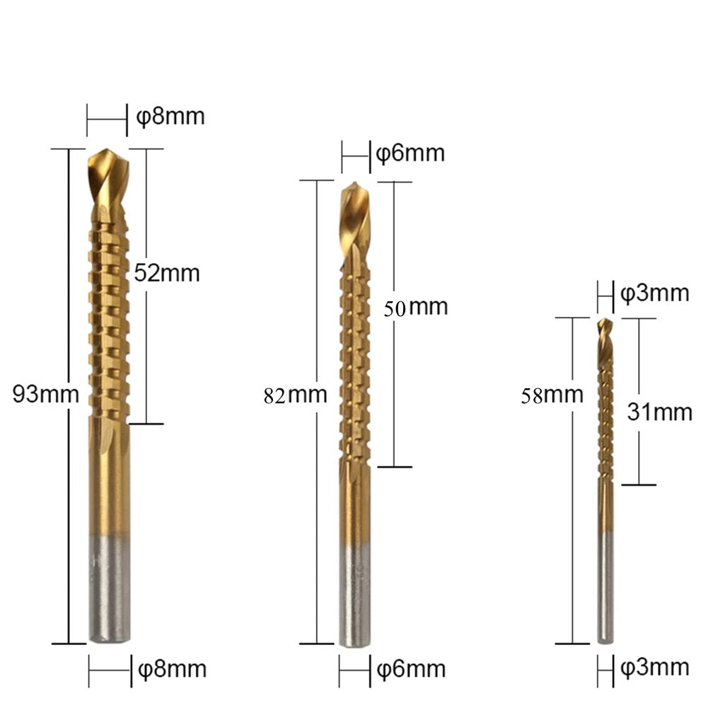 TitaniumPro Drill Set - Precision Drill Bits for Metal and Wood